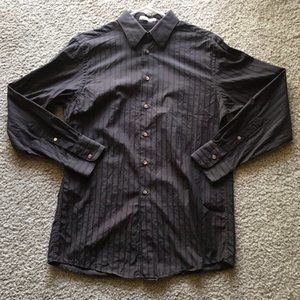 NWOT Striped Calvin Klein Collared Dress Shirt